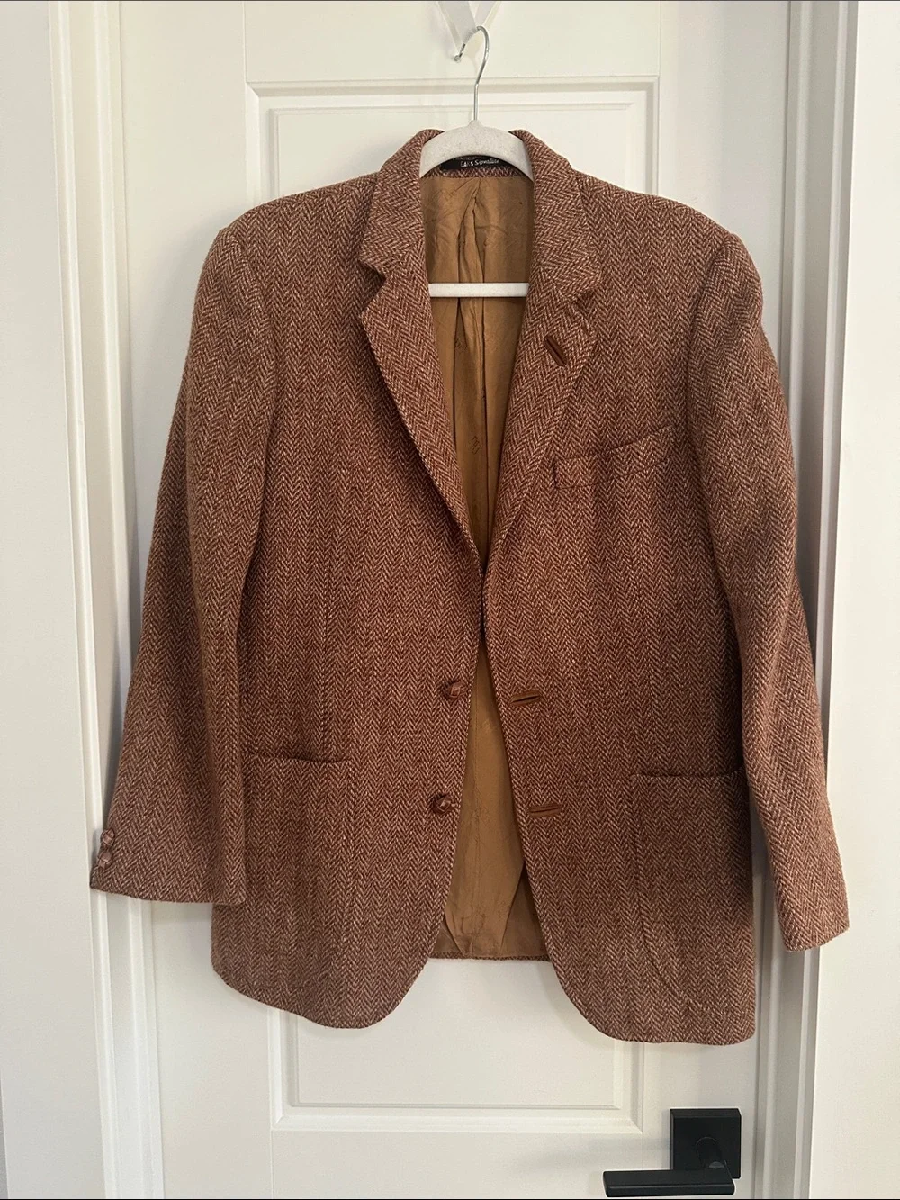 Brown Herringbone Wool-Blend Sport Coat- Menswear